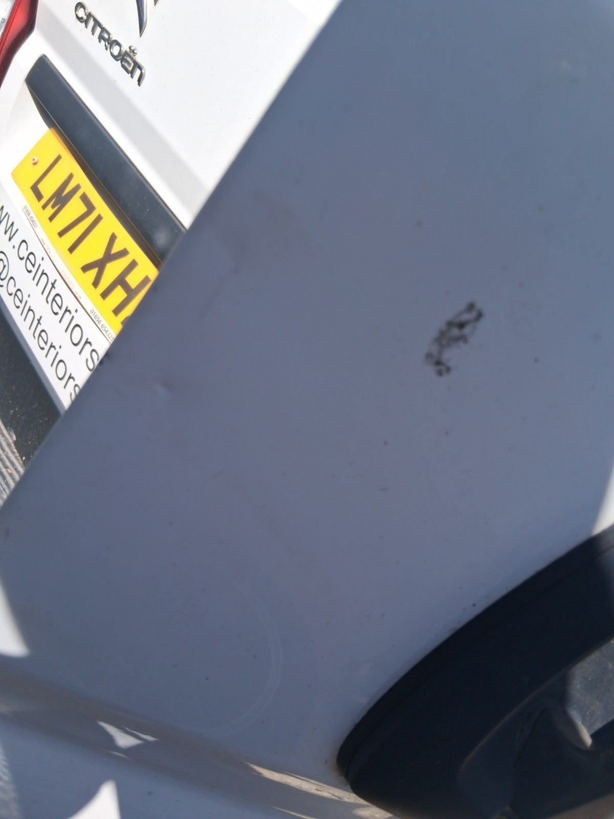 2021 CITROEN RELAY MK3 OSR DRIVER SIDE REAR COMPLETE DOOR WHITE