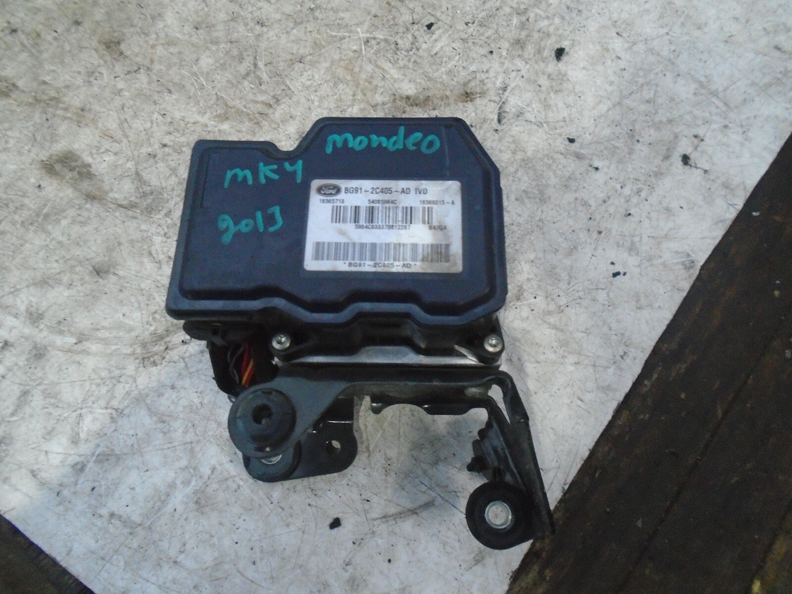 FORD MONDEO MK4 2013 2.0 DIESEL ABS PUMP & MODULATOR BG912C405AD