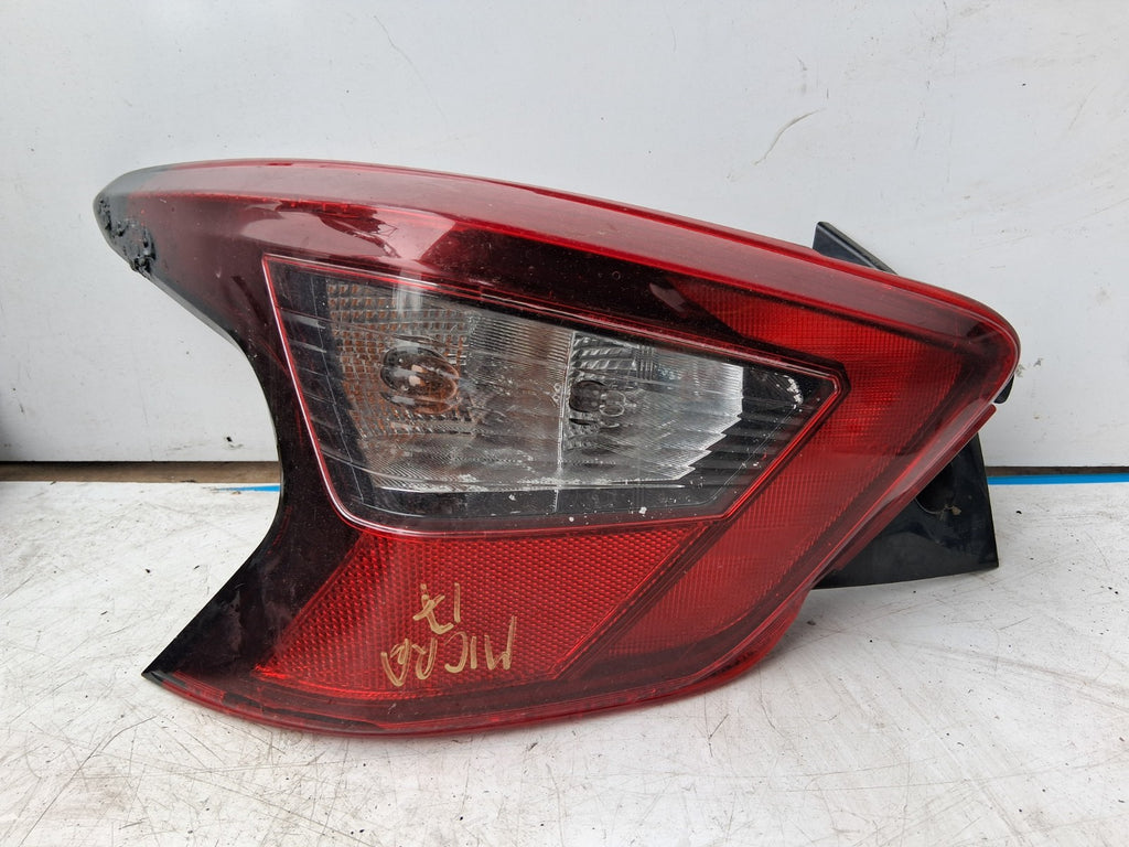 2017 NISSAN MICRA K14 NSR PASSENGER SIDE REAR LEFT TAIL LIGHT