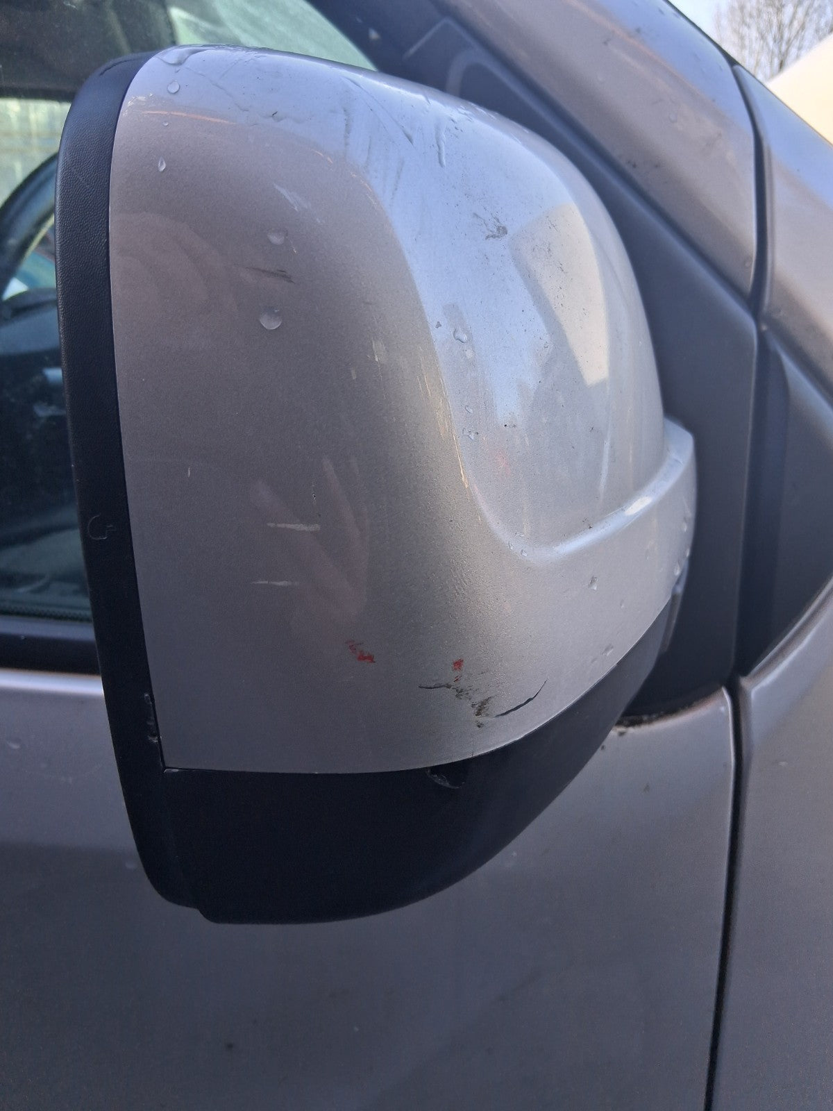 2017 VAUXHALL VIVARO MK2 OSF DRIVER SIDE FRONT RIGHT WING MIRROR SILVER