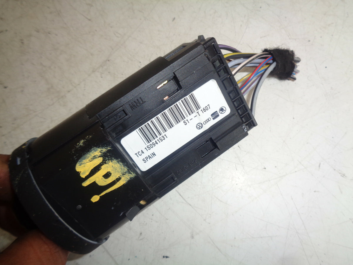VW VOLKSWAGEN UP 2017 HEADLIGHT CONTROL SWITCH 1S0941531