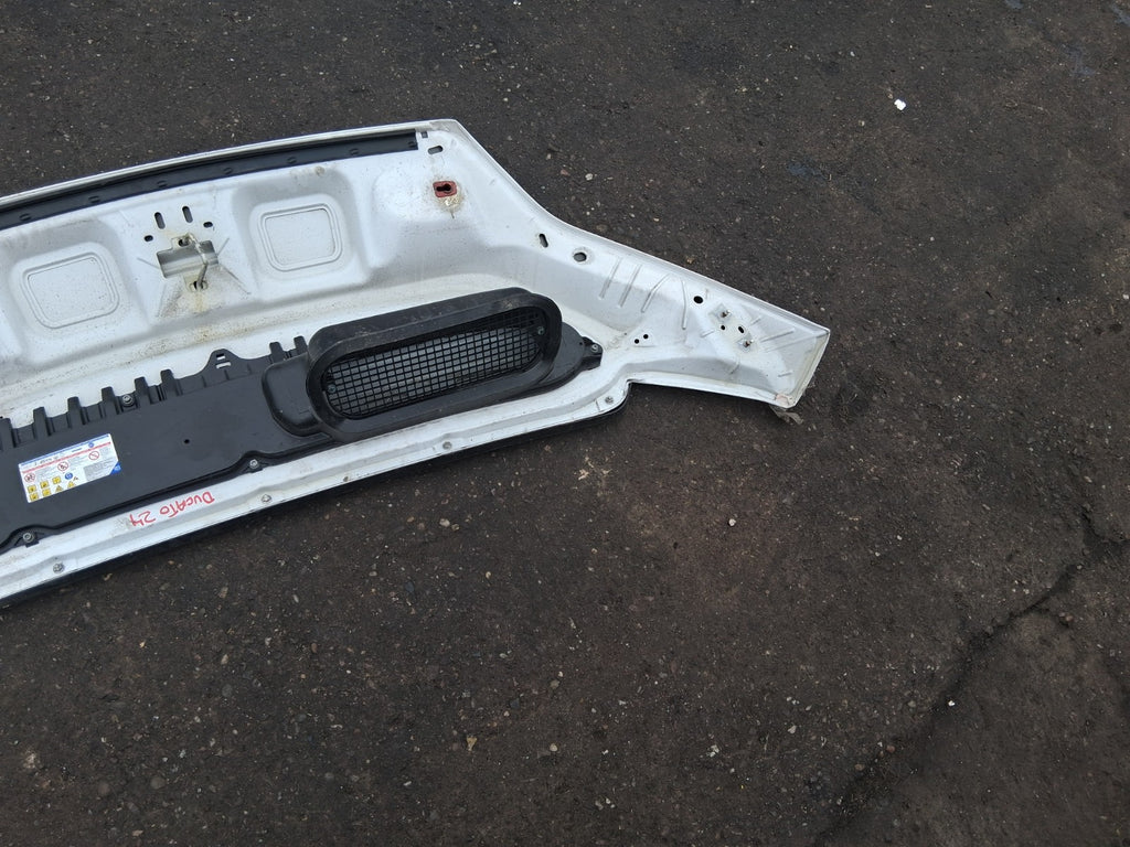 2024 FIAT DUCATO MK3 FRONT BONNET HOOD PANEL WHITE DAMAGED