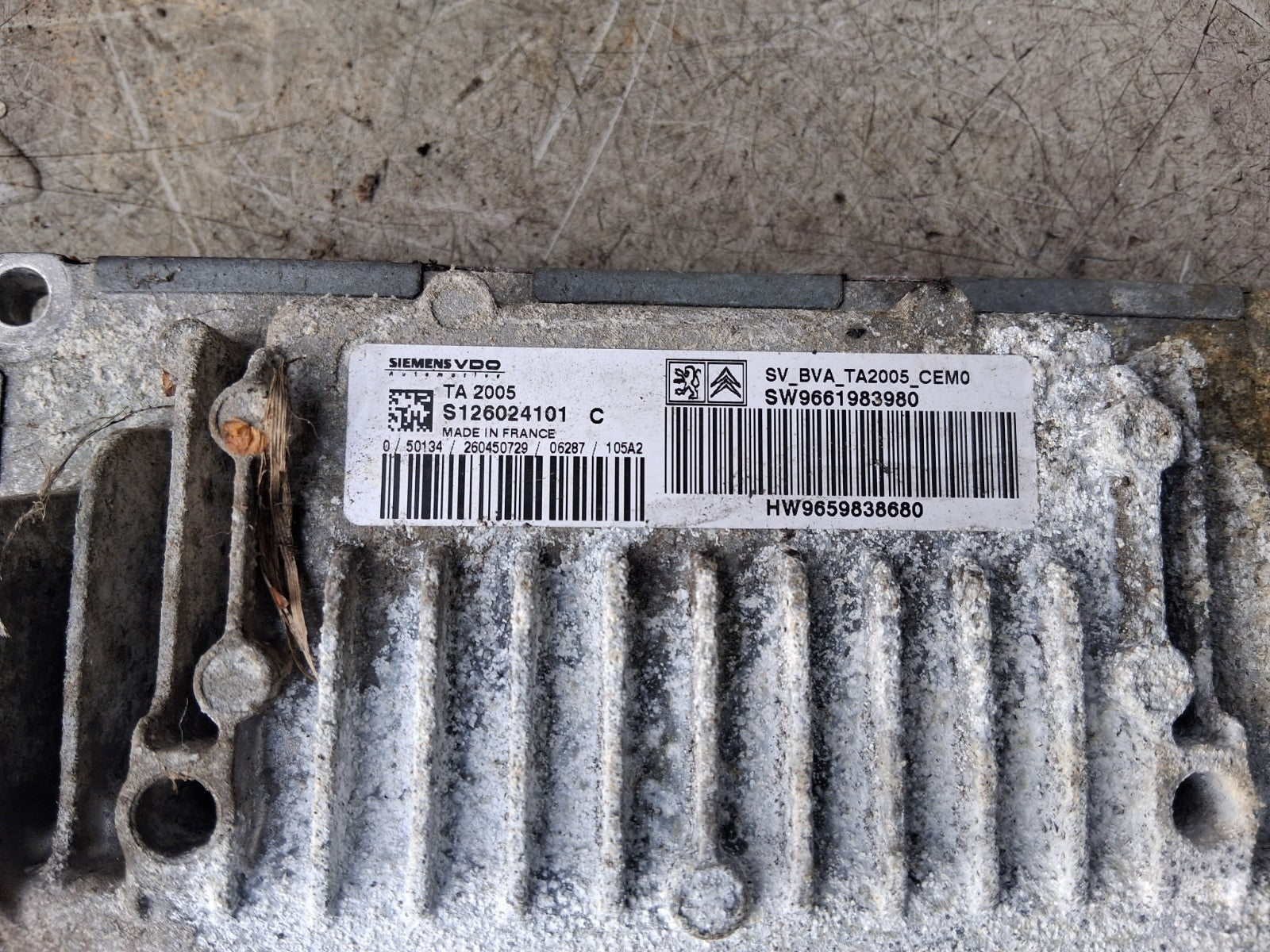 2006 PEUGEOT 307 1.5 PETROL AUTOMATIC GEARBOX CONTROL UNIT ECU SW9661983980