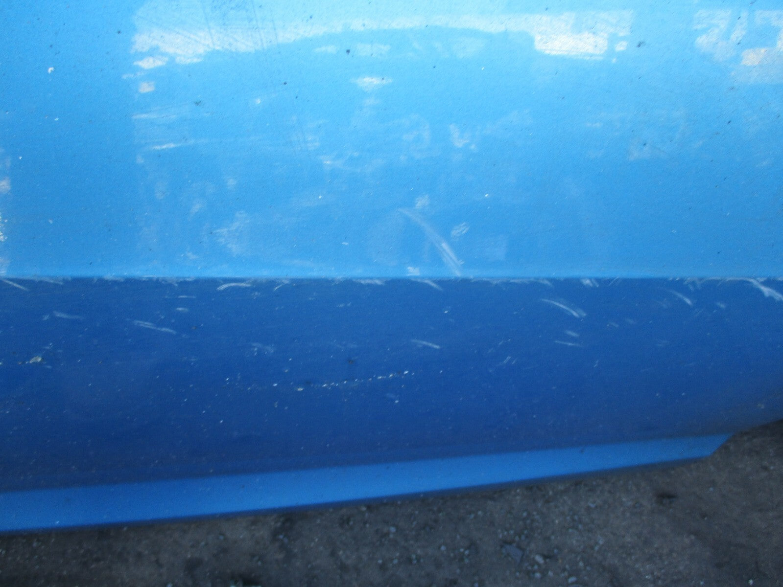 SEAT IBIZA 6J 3 DOOR NSF PASSENGER SIDE FRONT COMPLETE DOOR LW5N BLUE