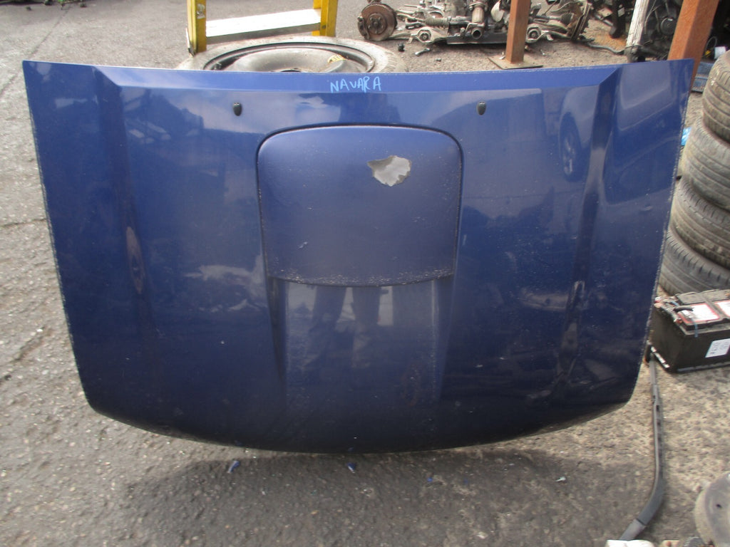 2002 NISSAN NAVARA D22 FRONT BONNET HOOD BLUE