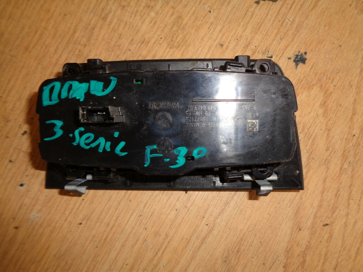 BMW F30 2018 3 SERIES 330D HEADLIGHT SWITCH CONTROLS 926530304