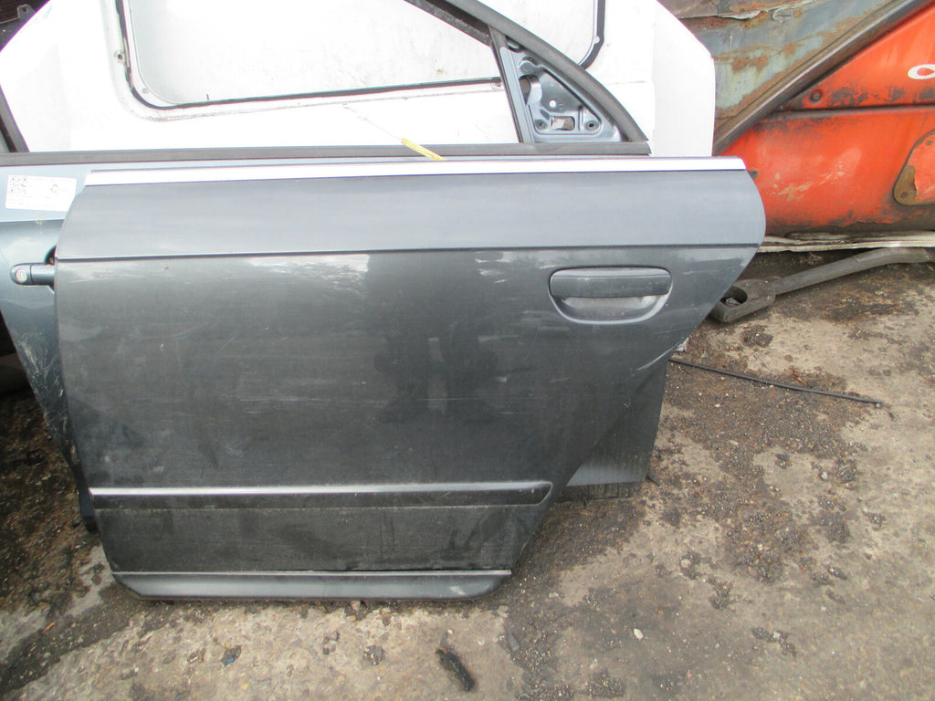 AUDI A4 B7 SALOON 2005-08 NSR PASSENGER SIDE REAR DOOR GREY