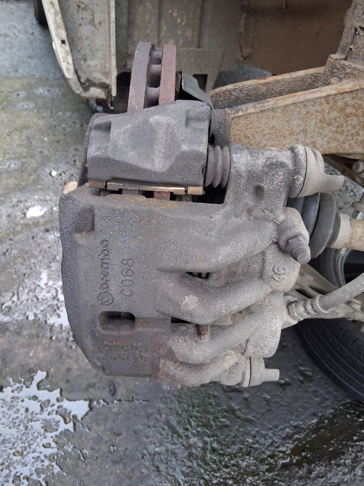 2023 FIAT DUCATO MK3 2.2 DIESEL OSF DRIVER SIDE FRONT COMPLETE SUSPENSION LEG