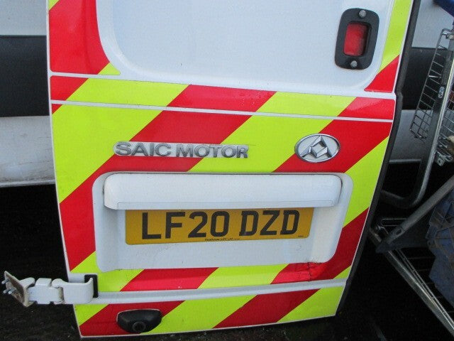 2020 SAIC LDV V80 HIGH ROOF NSR PASSENGER SIDE REAR DOOR COMPLETE WHITE