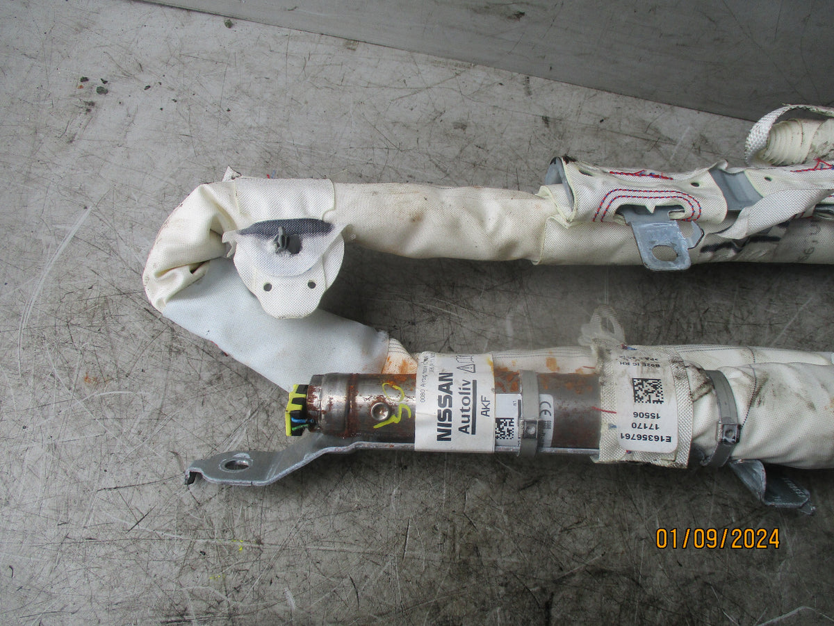 NISSAN MICRA K14 2017 DRIVER SIDE RIGHT CURTAIN AIRBAG OS 985P05FL0A