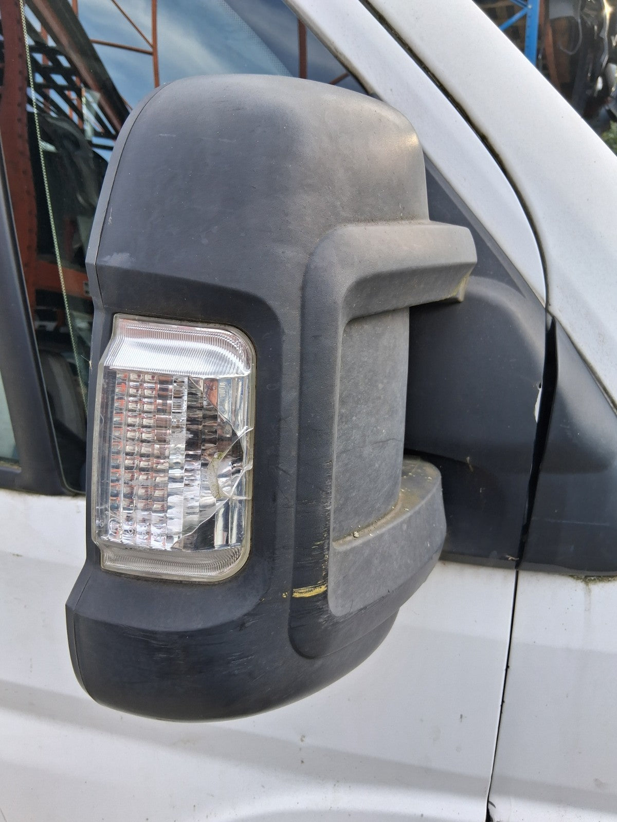 2014 CITROEN RELAY MK3 OSF DRIVER SIDE WING MIRROR BLACK