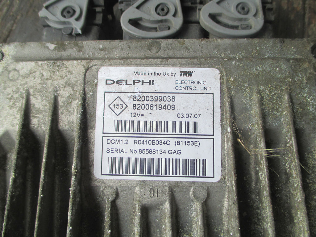 NISSAN NOTE E11 2007 1.4 PETROL ECU ENGINE CONTROL MODULE UNIT 8200399038