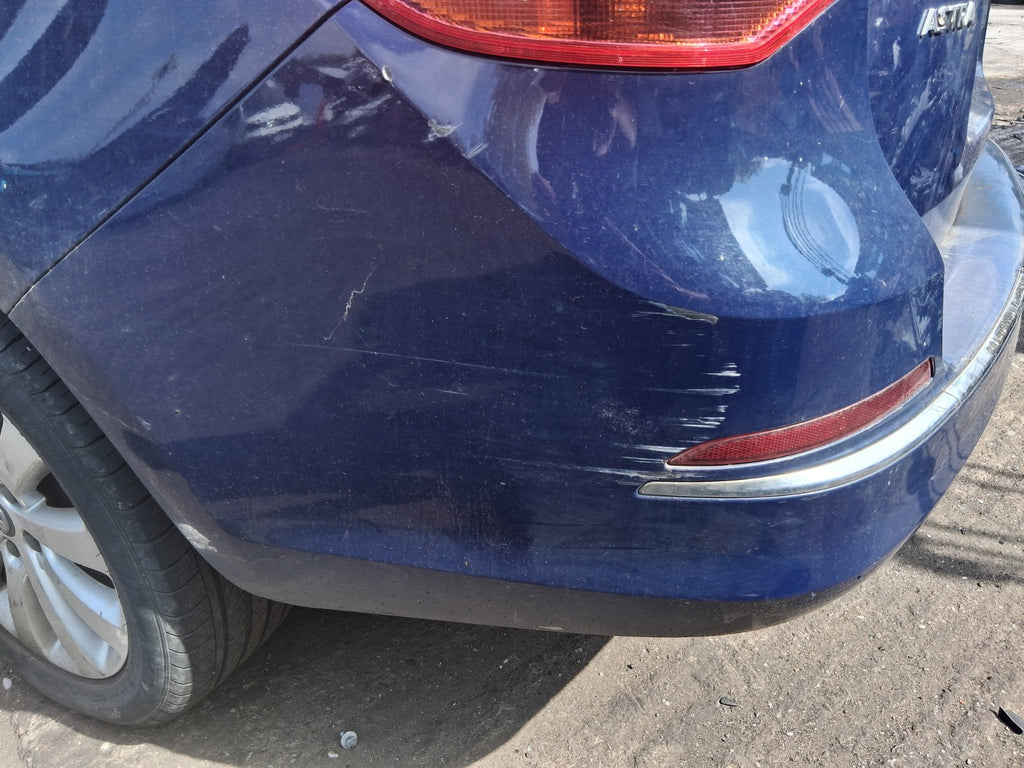 2013 VAUXHALL ASTRA J ESTATE REAR COMPLETE BUMPER BLUE