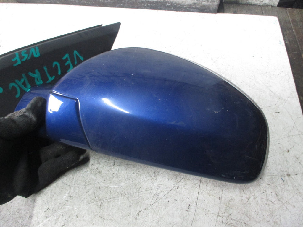 VAUXHALL VECTRA C 2008 NSF PASSENGER SIDE ELECTRIC WING MIRROR BLUE 24436149