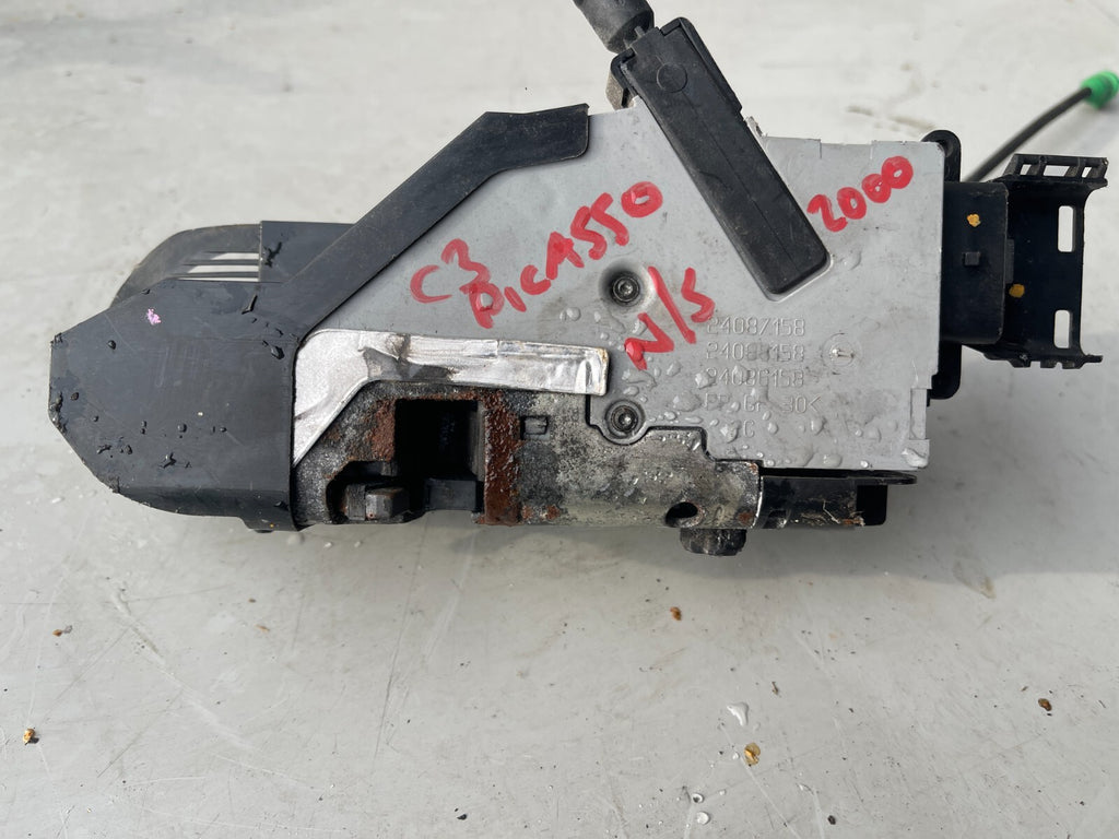 2000 CITROEN C4 PICASSO PASSENGER SIDE FRONT DOOR LOCK 24087158