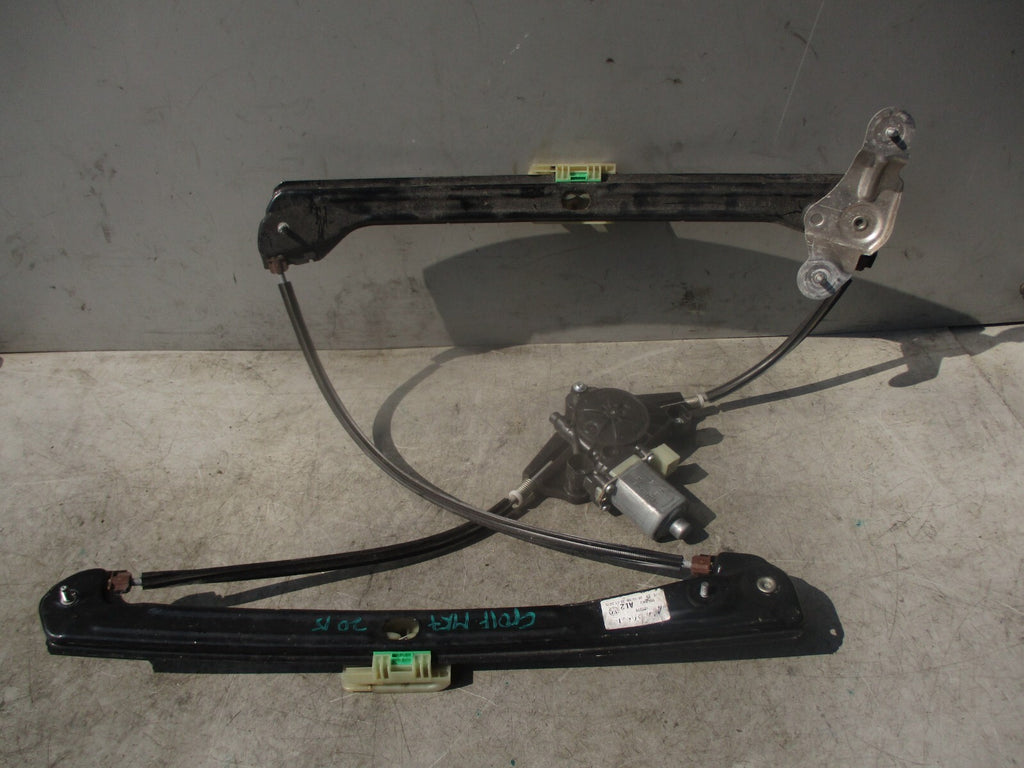 2015 VOLKSWAGEN GOLF MK7 NSF PASSENGER FRONT WINDOW MOTOR REGULATOR 5Q0959801B