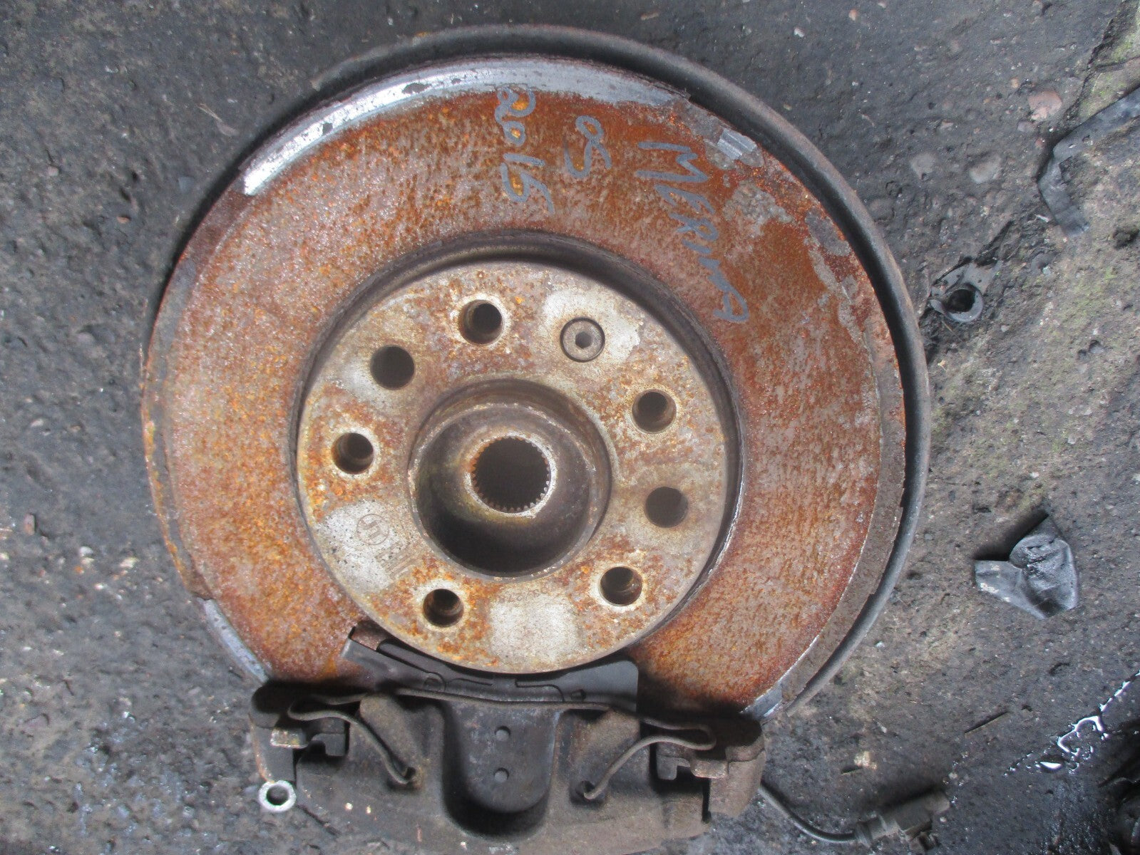 VAUXHALL MERIVA B 2011 1.4 PETROL MANUAL OS DRIVER SIDE HUB CALIPER