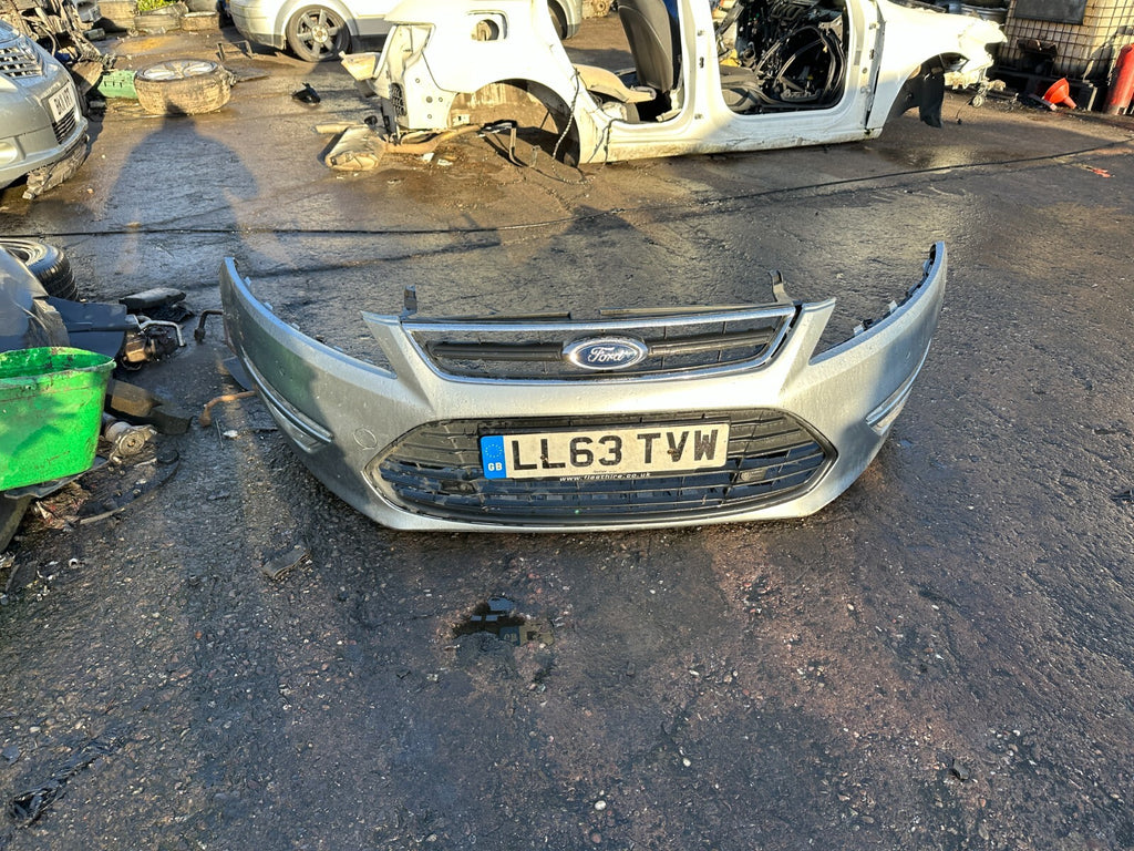 FORD MONDEO MK4 2013 FACELIFT FRONT BUMPER COMPLETE WITH DRL GRILLS H8 SILVER