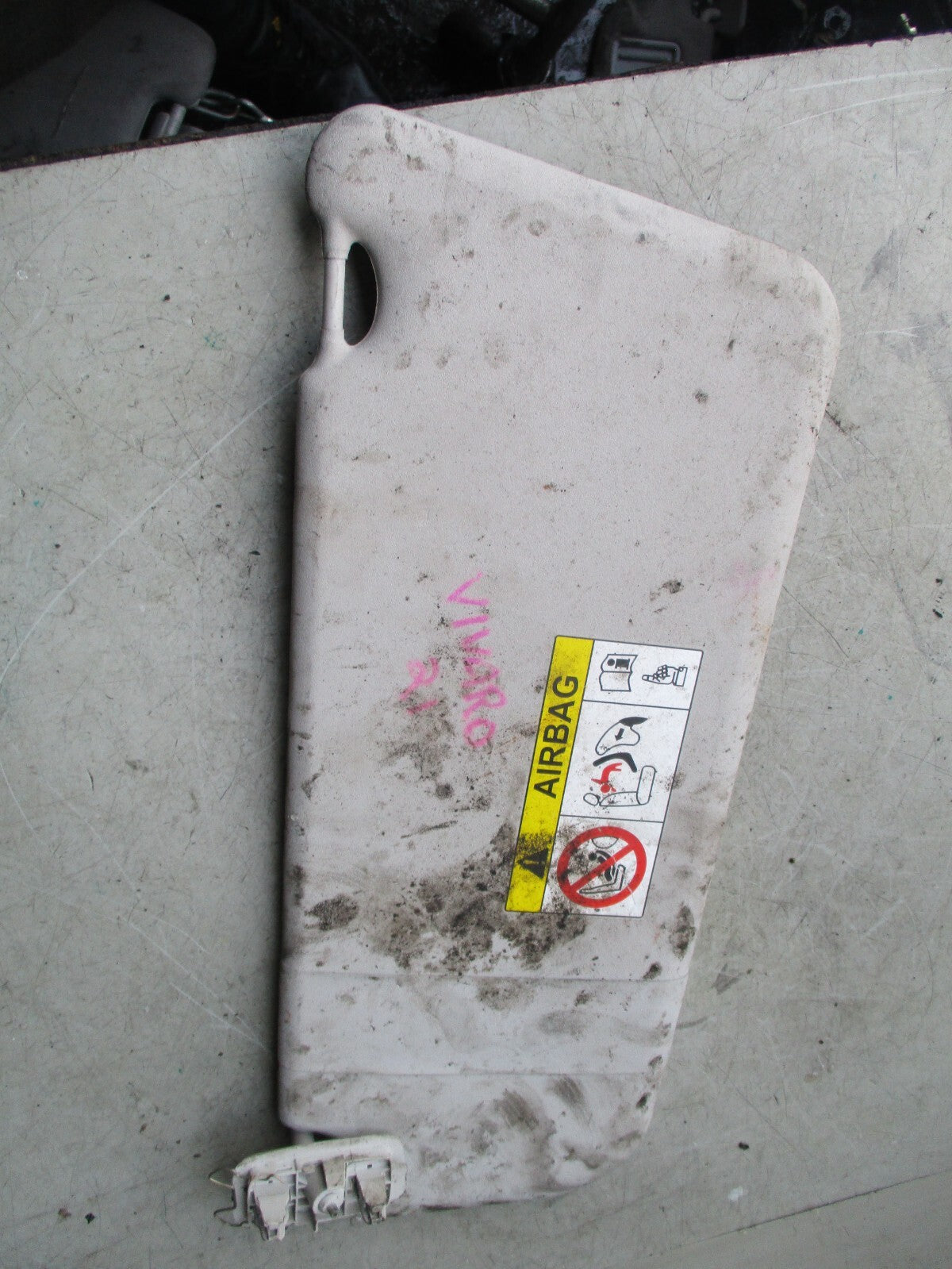 VAUXHALL VIVARO MK3 2021 OS DRIVER SIDE FRONT INTERIOR SUN VISOR