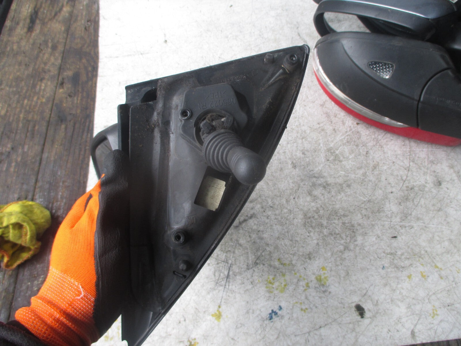 VAUXHALL CORSA C 2011 OSF DRIVER SIDE FRONT WING MIRROR GREY
