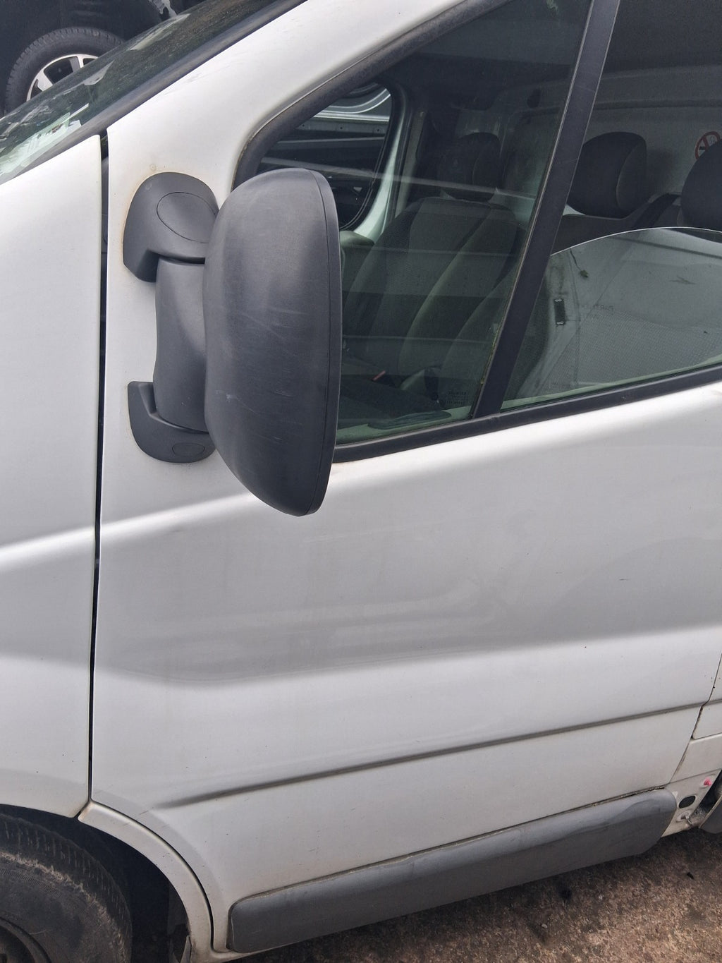 2014 VAUXHALL VIVARO MK1 NSF PASSENGER SIDE FRONT LEFT BARE DOOR WHITE
