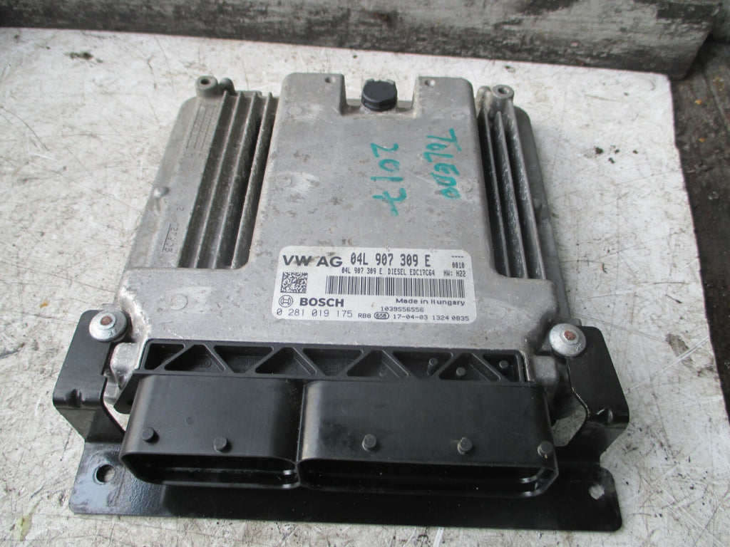 2017 SEAT TOLEDO MK4 1.6 DIESEL ECU ENGINE CONTROL MODULE 04L907309E