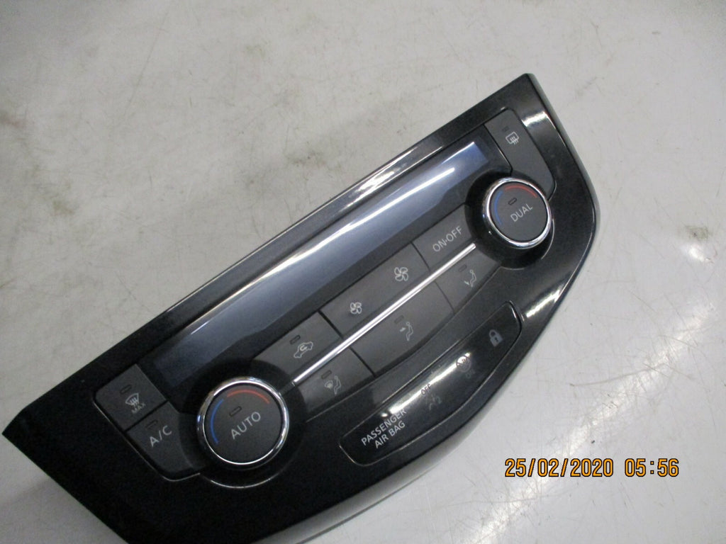NISSAN QASHQAI J11 MK2 2018 HEATER AC CLIMATE CONTROL SWITCH PANEL 275004EA0A