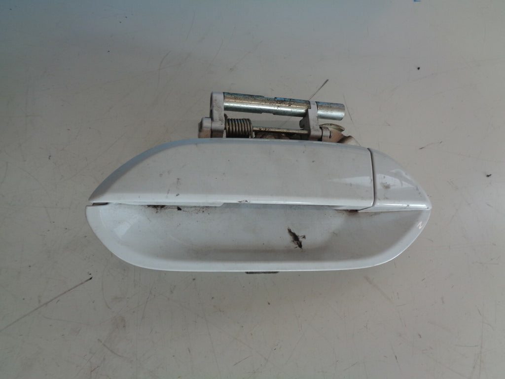 HONDA INSIGHT 2011 NSR PASSENGER SIDE REAR DOOR EXTERIOR HANDLE WHITE