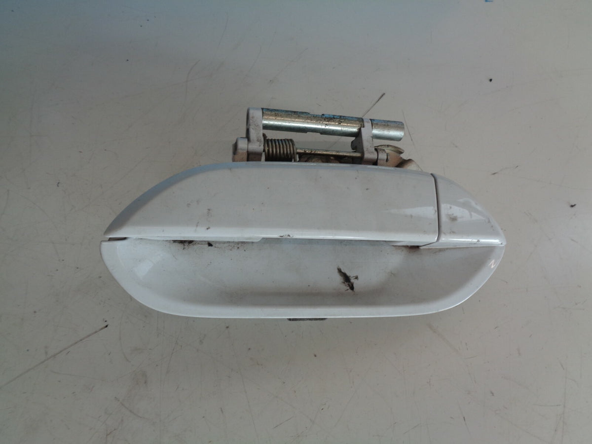 HONDA INSIGHT 2011 NSR PASSENGER SIDE REAR DOOR EXTERIOR HANDLE WHITE