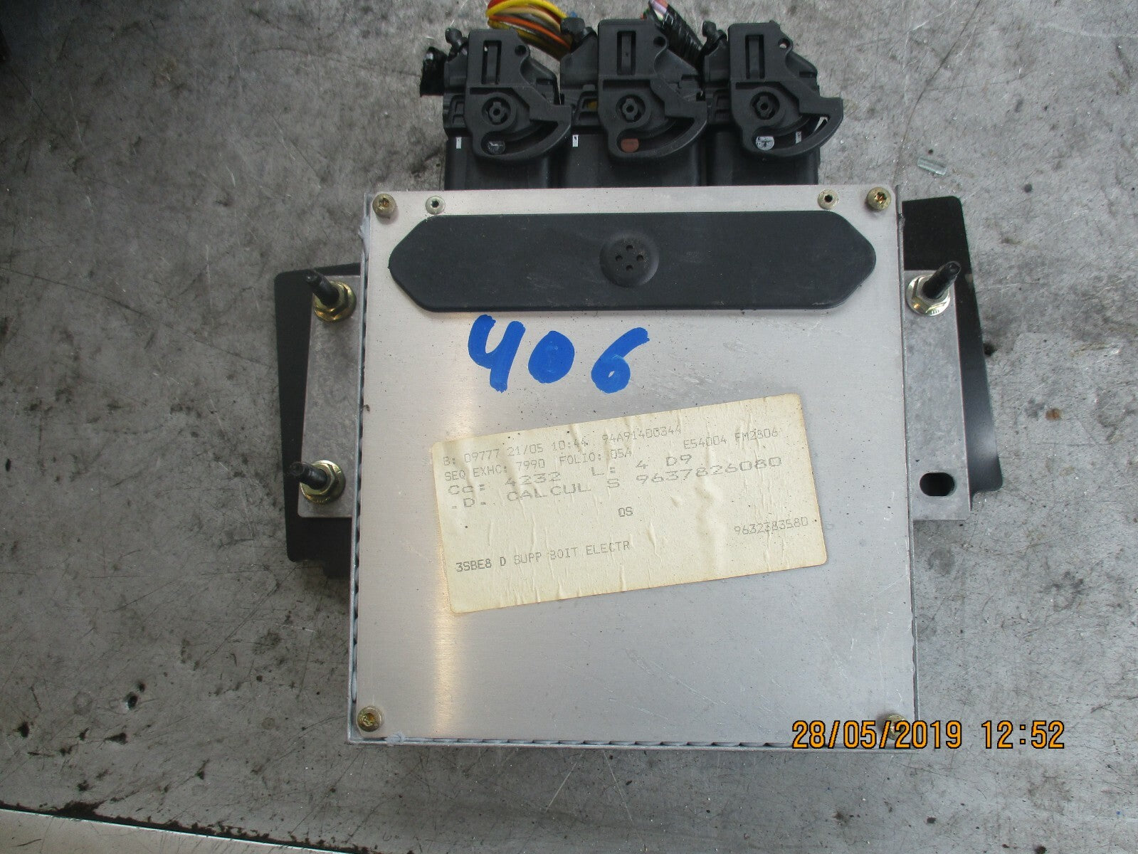 PEUGEOT 406 2.0HDI DIESEL ENGINE CONTROL UNIT ECU 9632383580