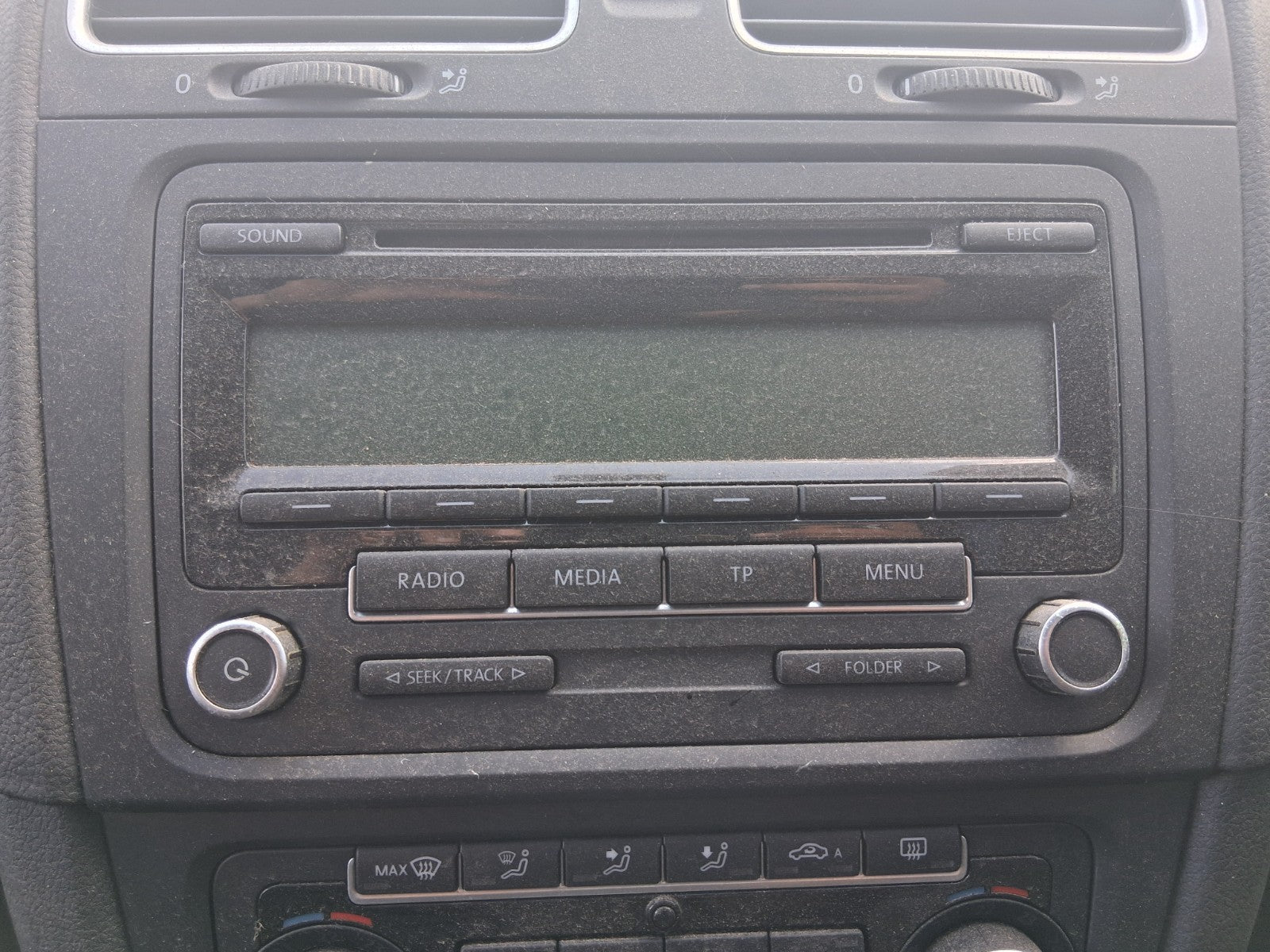 2012 VW VOLKSWAGEN GOLF MK6 RADIO CD PLAYER STEREO HEAD UNIT