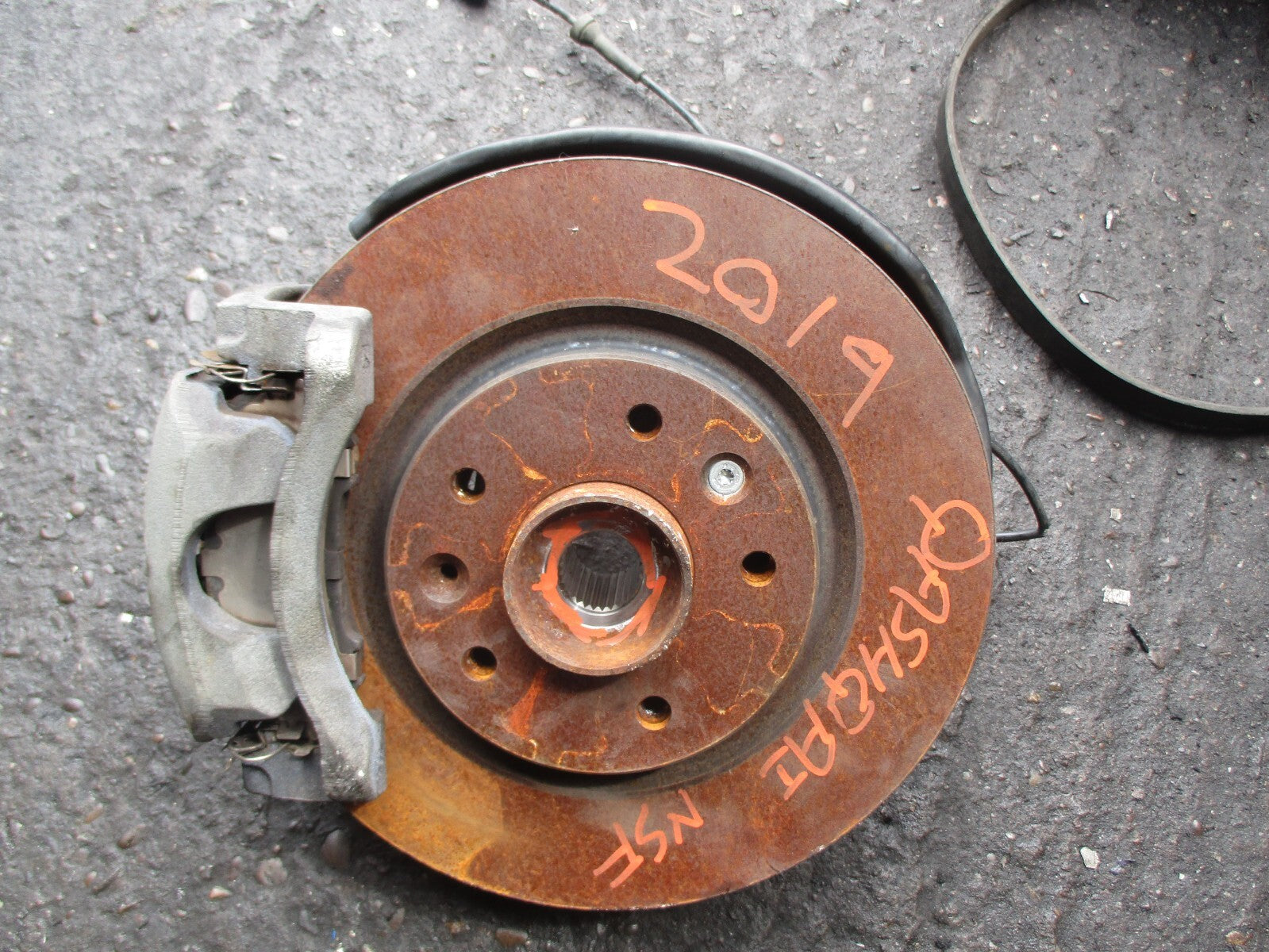 NISSAN QASHQAI J11 2021 1.3 PETROL NS PASSENGER SIDE WHEEL HUB CALIPER