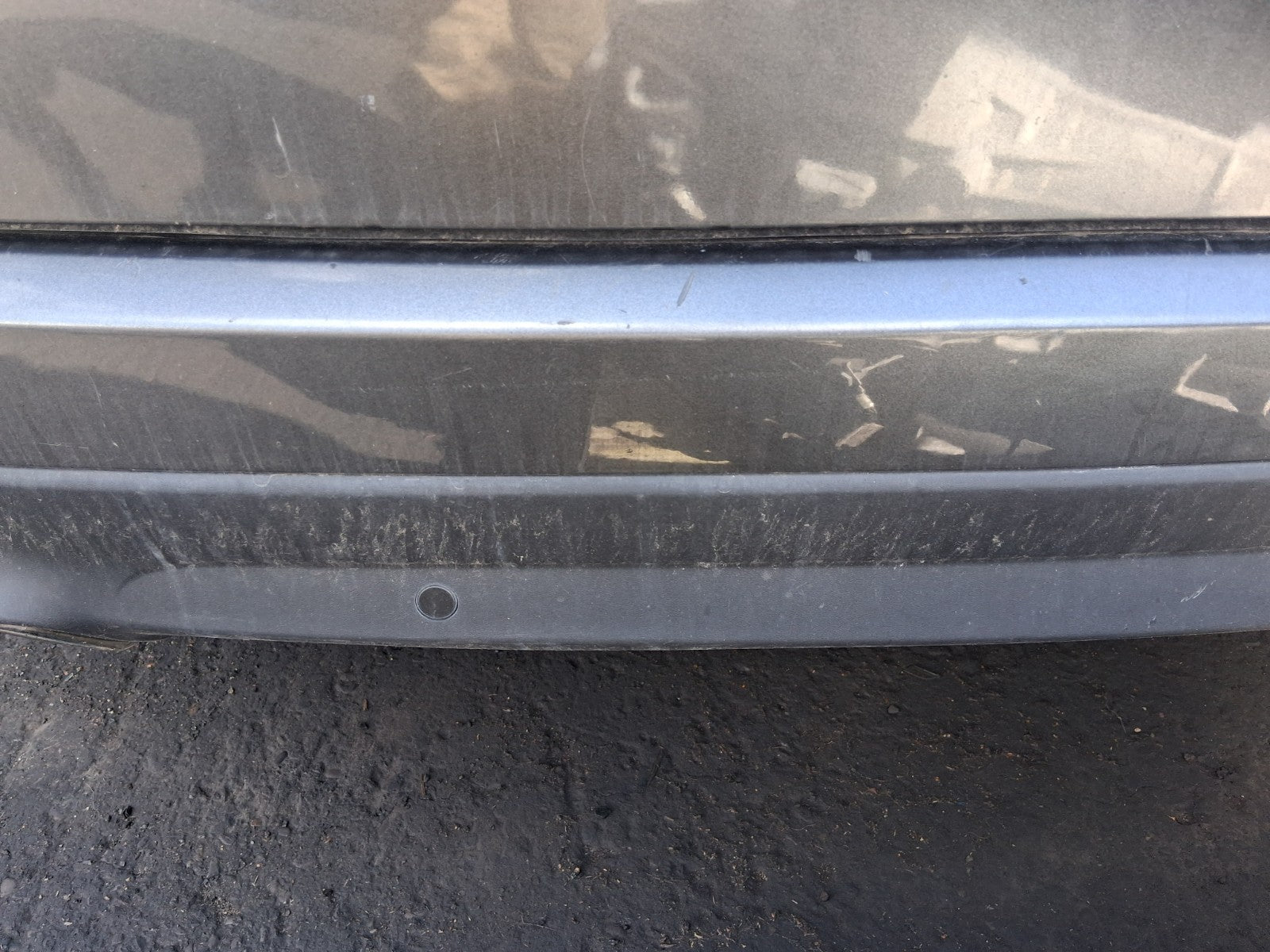 2017 FORD S MAX MK2 COMPLETE REAR BUMPER WITH PDC SENSORS GREY
