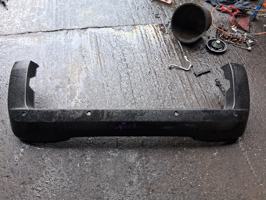 2021 FIAT FIORINO MK3 COMPLETE REAR BUMPER WITH PDC SENSORS BLACK