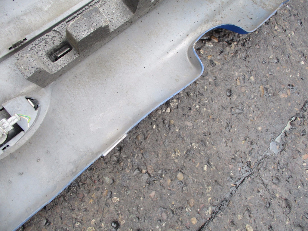 PEUGEOT 206 2003 REAR BACK PLASTIC BUMPER BLUE
