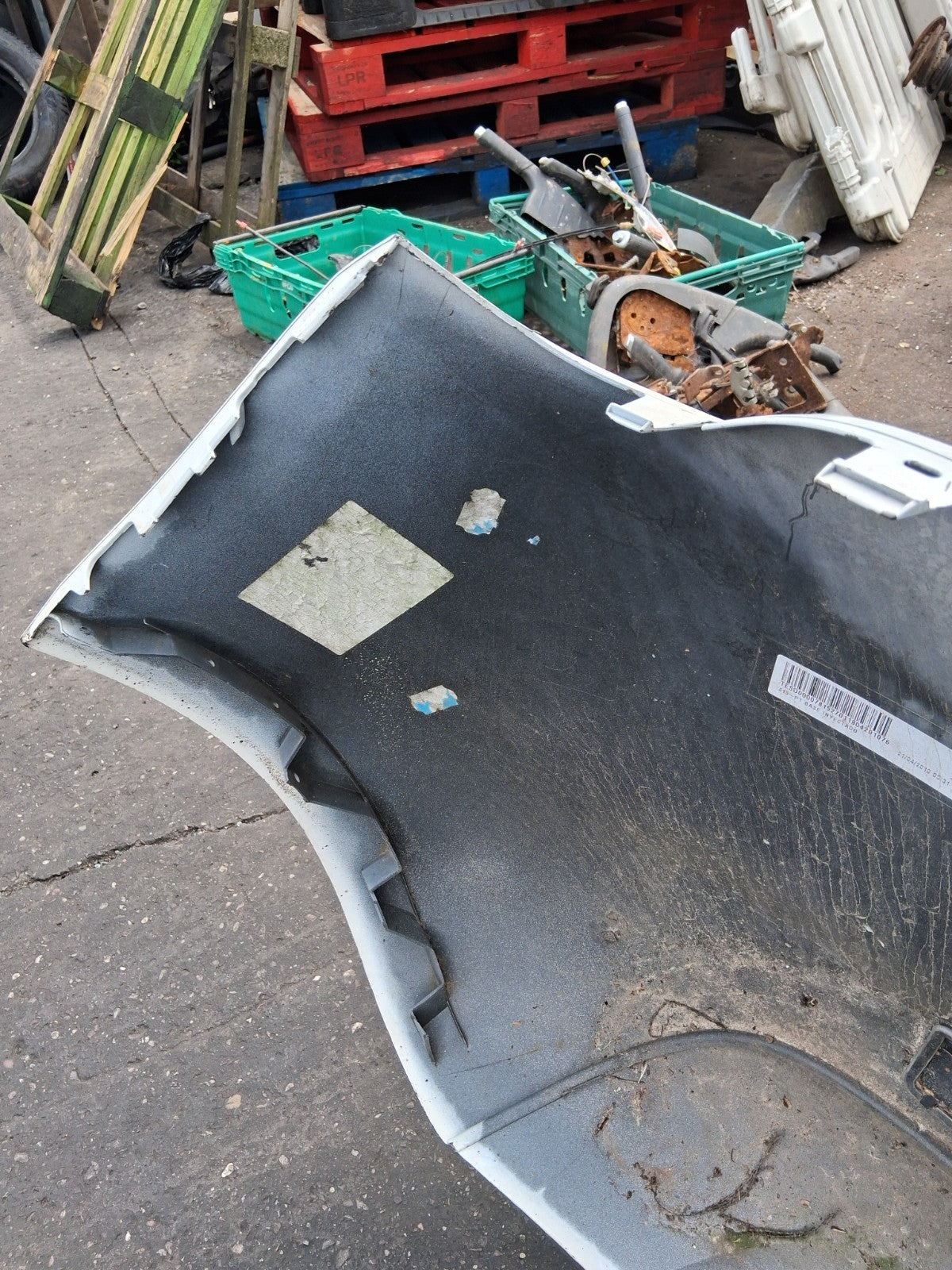 VAUXHALL CORSA E 2017 3 DOOR REAR COMPLETE BUMPER WHITE