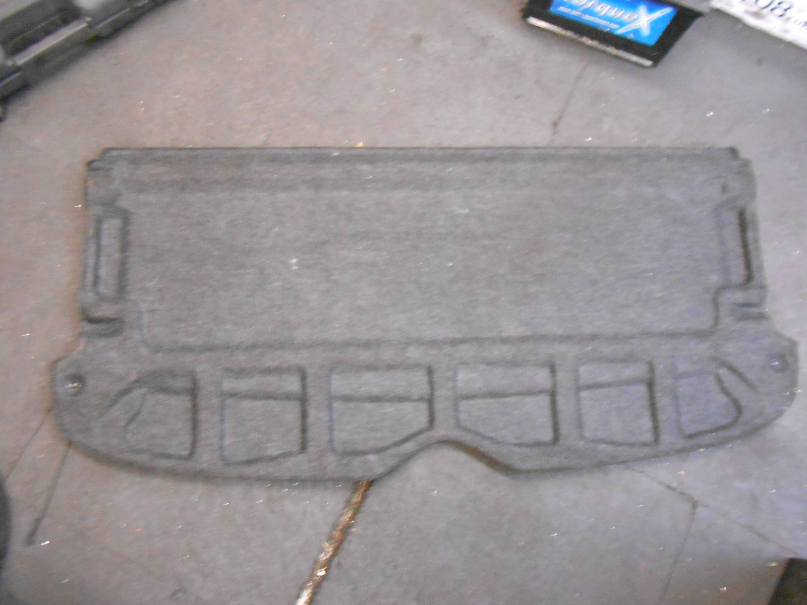 PEUGEOT 307 2004 REAR BOOT STORAGE PARCEL SHELF LOAD COVER BLACK CLOTH