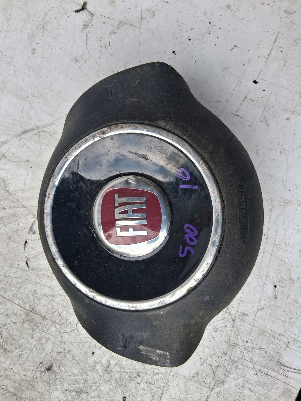 2010 FIAT 500 LOUNGE MK1 STEERING WHEEL AIRBAG 735452889