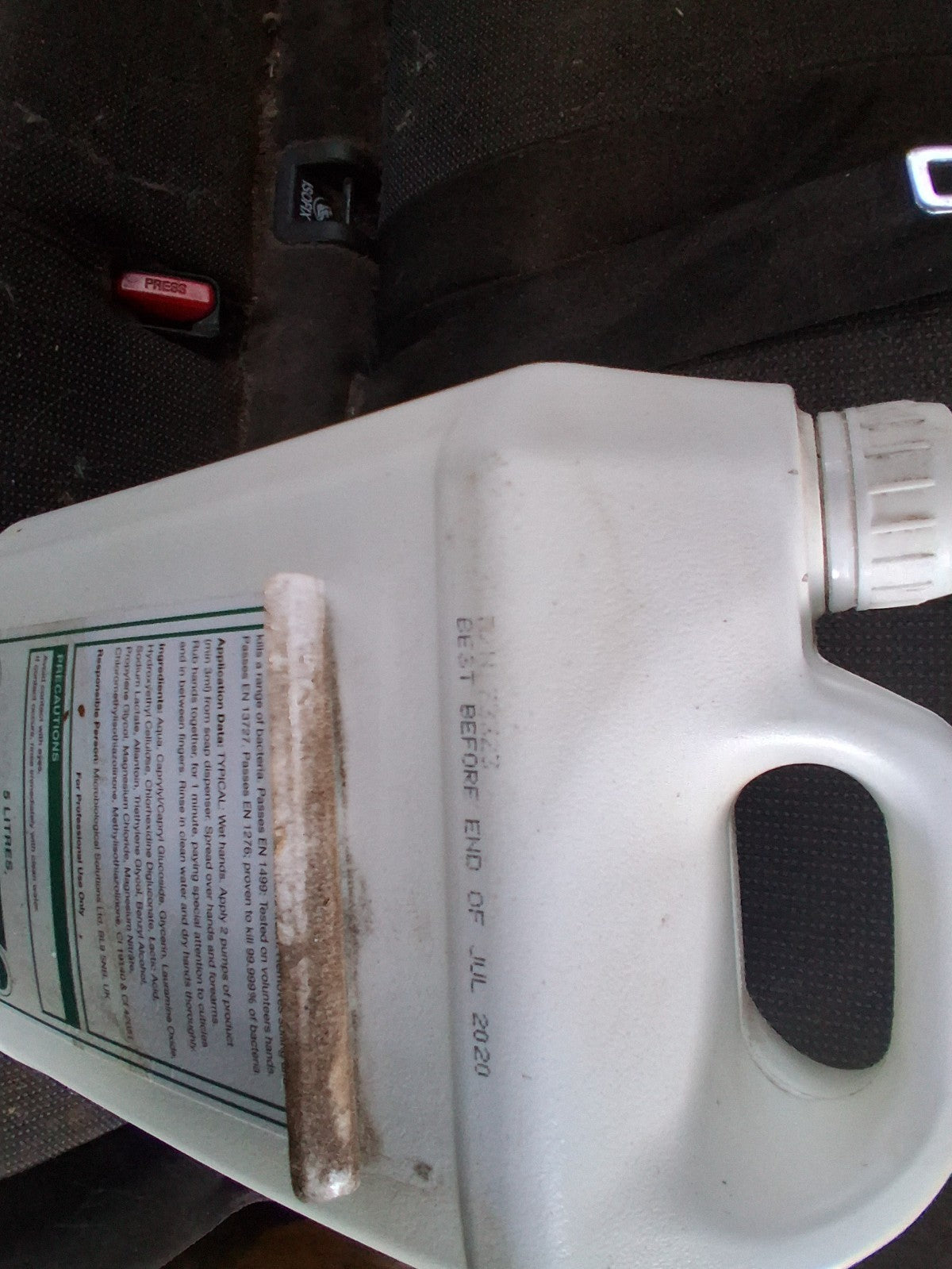 HANDBAC UNPERFUMED ANTIBACTERIAL HANDWASH 5L