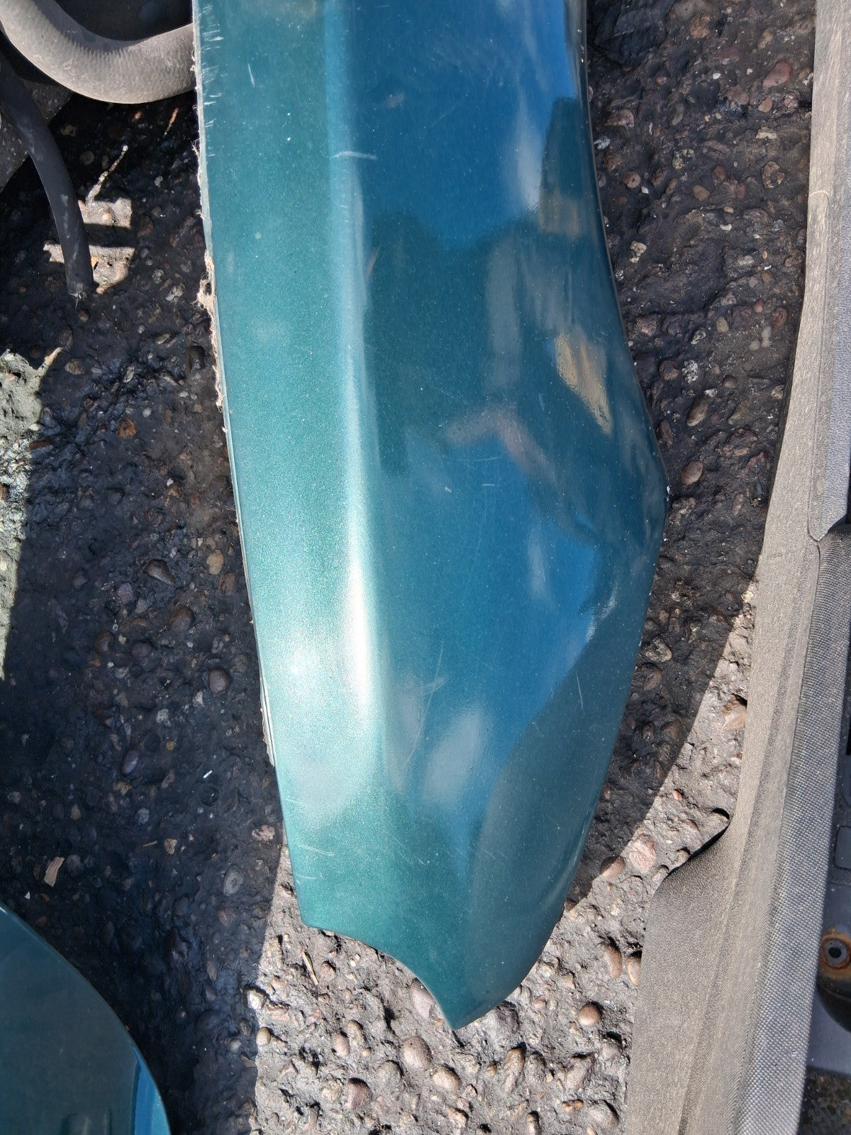 MG MGF 1996 MK1 NSF PASSENGER SIDE FRONT LEFT WING PANEL GREEN