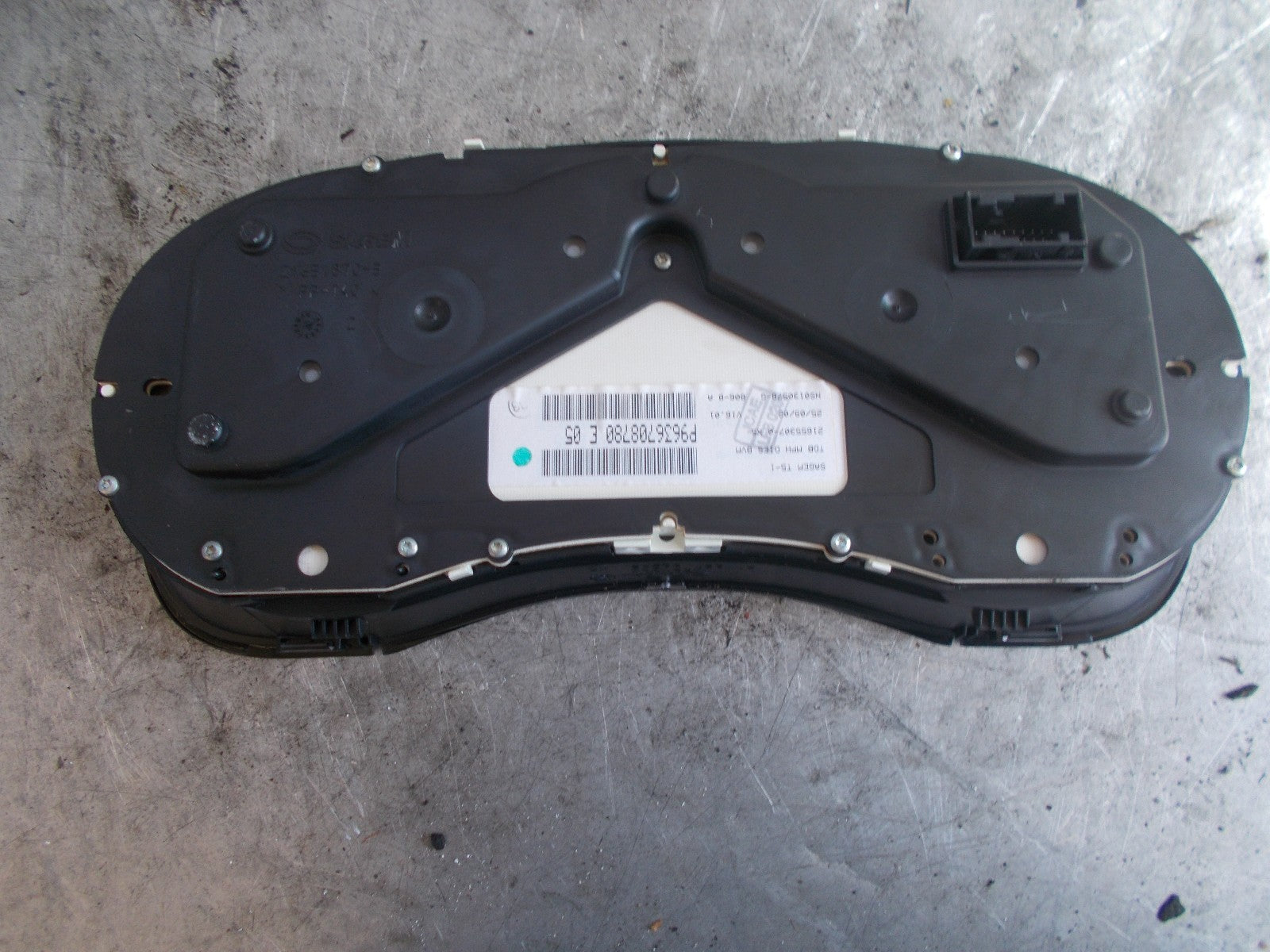 PEUGEOT 307 2.0 DIESEL CLUSTER GAUGES  SPEEDO 21 651 862-5