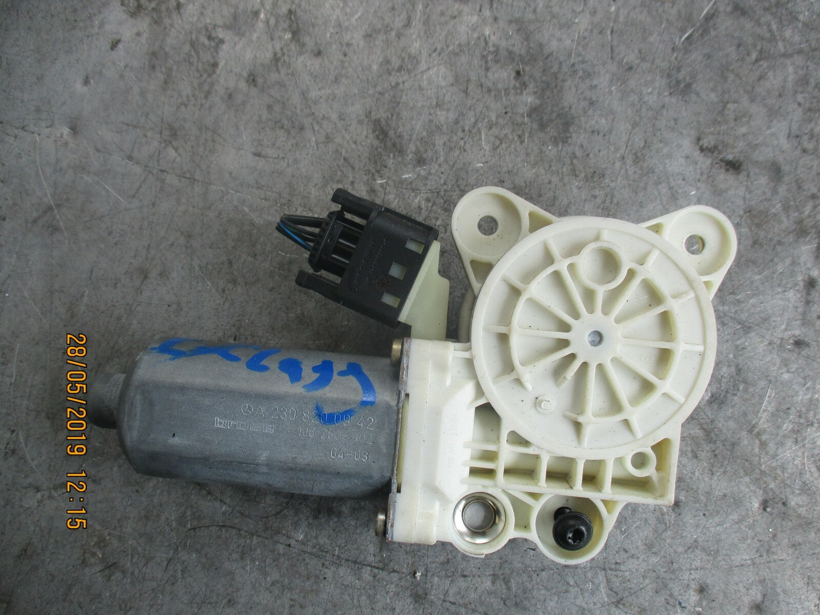 MERCEDES BENZ CLK CLASS C209 3 DOOR OSF DRIVER FRONT WINDOW MOTOR A2308200942