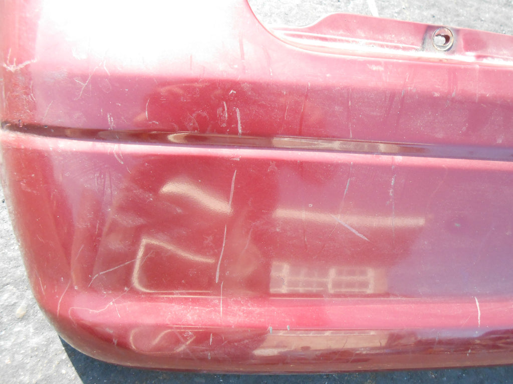 DAIHATSU CUORE MK5 1998 REAR BACK PLASTIC BUMPER BARE RED