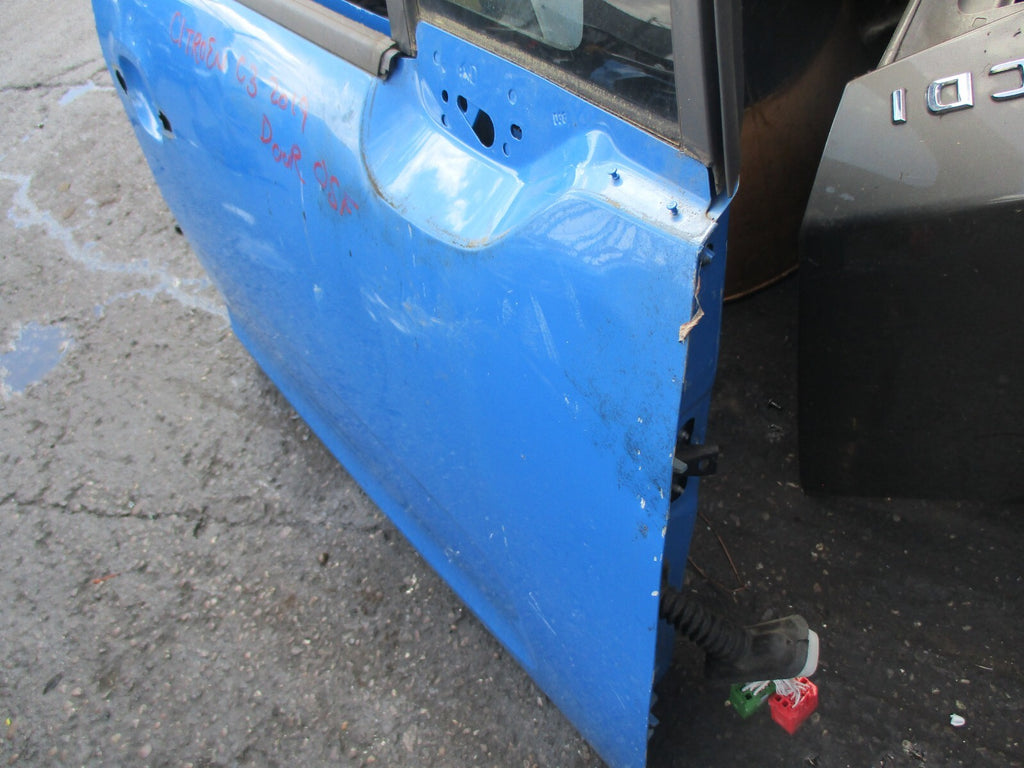 2020 CITROEN C3 MK3 OSF DRIVER SIDE FRONT DOOR BARE BLUE EJY COBALT
