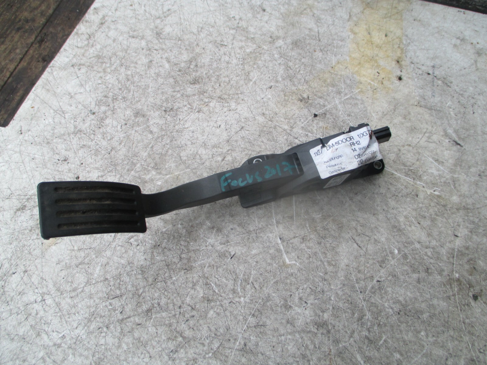 FORD FOCUS 2017 MK3 ACCELERATOR THROTTLE PEDAL