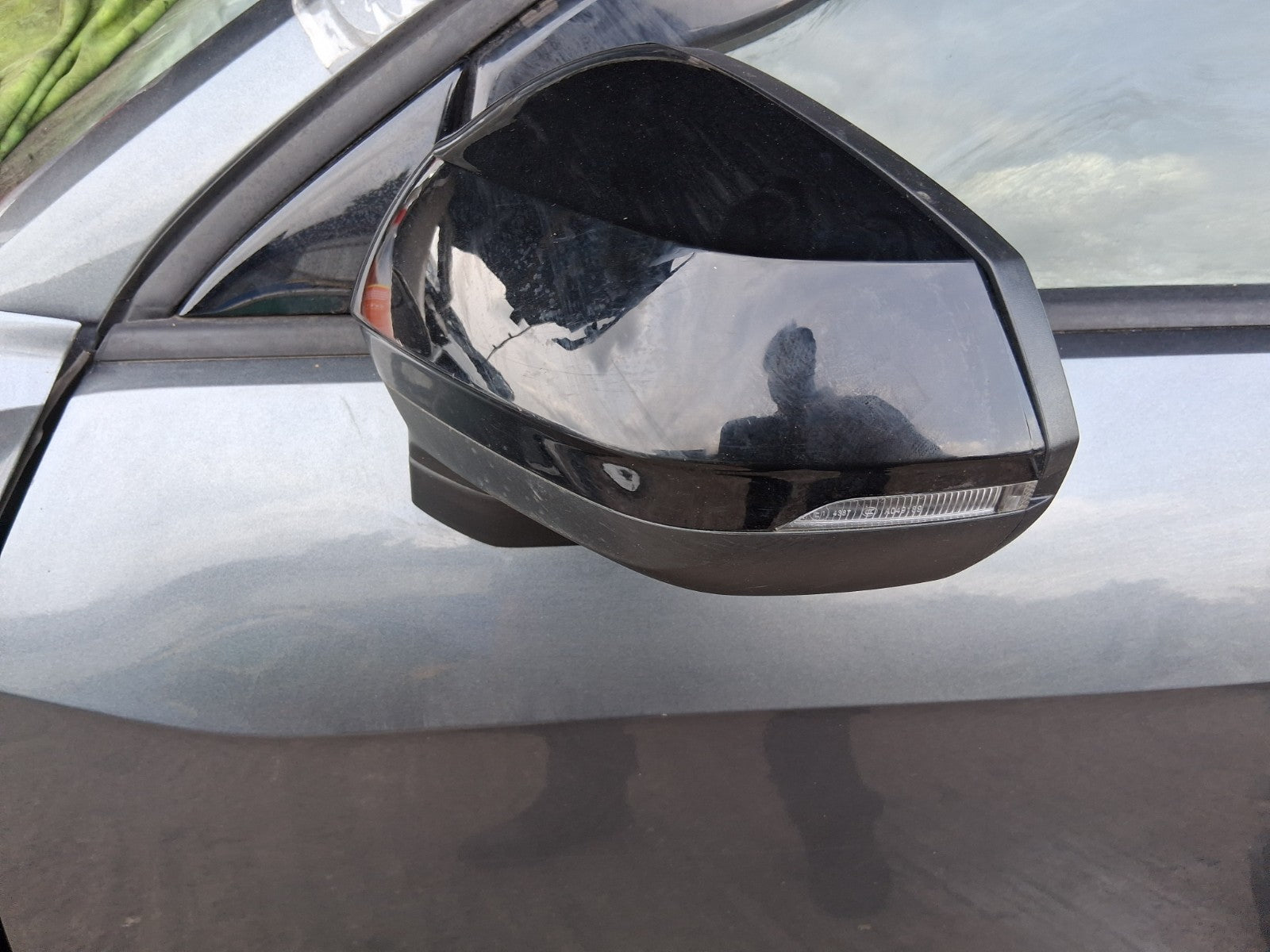 2021 AUDI Q2 MK1 FACELIFT NSF PASSENGER SIDE FRONT POWER FOLD WING MIRROR GREY