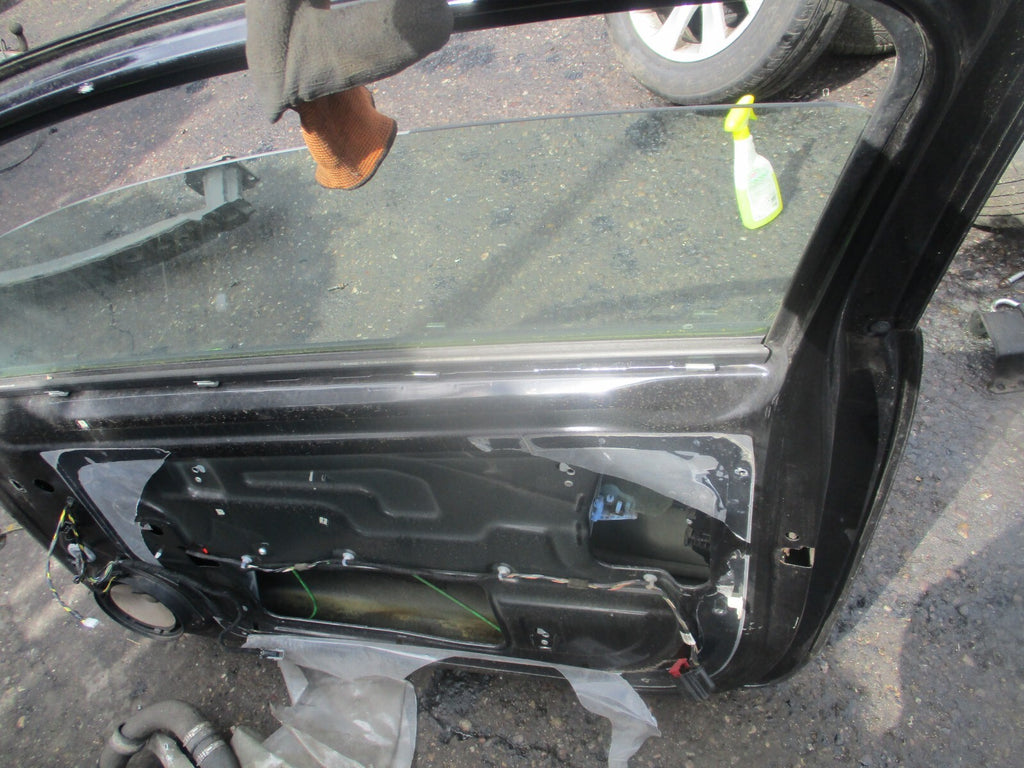 2012 VAUXHALL CORSA D 3 DOOR OS DRIVER SIDE DOOR BLACK