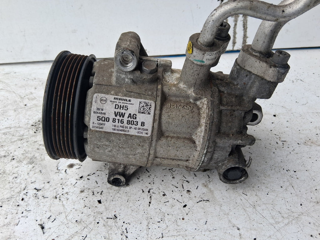 SEAT IBIZA MK4 6J 2015 1.4 PETROL AIR CON COMPRESSOR PUMP 5Q0816803B