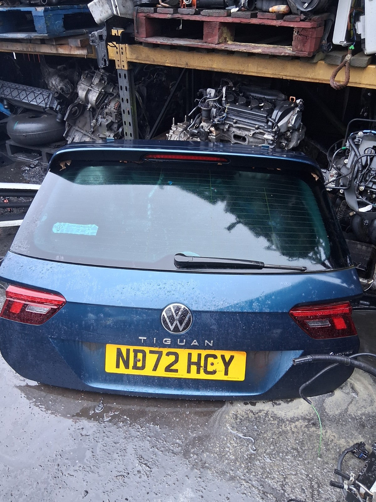 2023 VOLKSWAGEN TIGUAN MK2 FACELIFT BARE TAILGATE BOOTLID CARIBBEAN BLUE LD5N