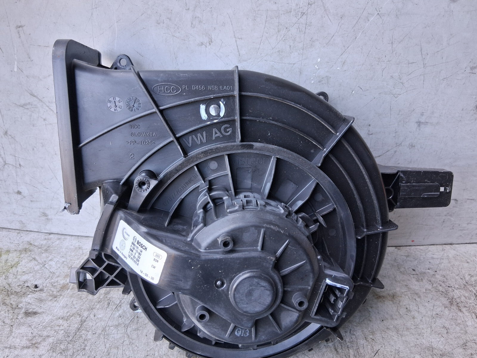 2014 VW VOLKSWAGEN UP 5 DOOR 1.0 PETROL HEATER BLOWER MOTOR FAN 0009119704